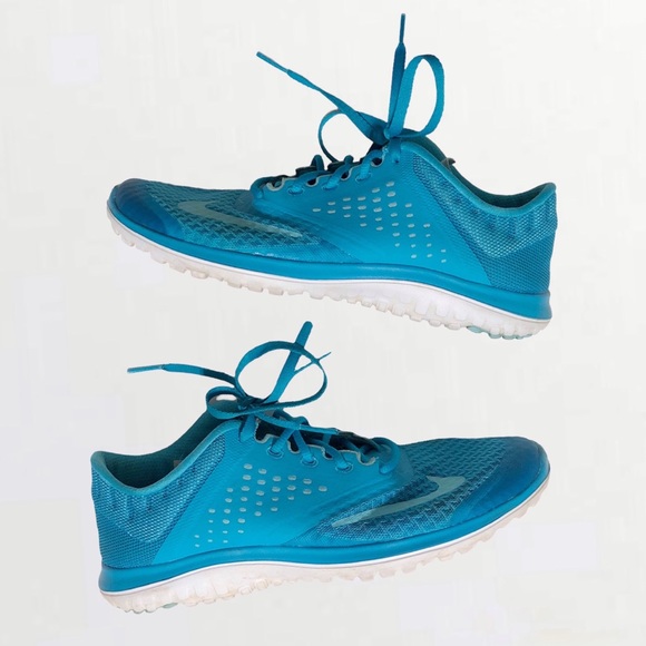 Nike Fitsole Lite Run 2 Aqua Blue Running Shoes - Picture 7 of 11